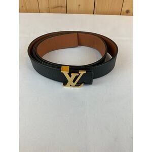 Pre-Owned Louis Vuitton Belt, Black- Size 34,M9521